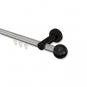 10213611-101229 Innenlauf Gardinenstange Aluminium / Metall 20 mm Ø PLATON - Luino Chrom / Schwarz