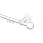 10213611-1032 Innenlauf Gardinenstange Aluminium / Metall 20 mm Ø PLATON - Luino Weiß