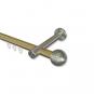 10213625-103839 Innenlauf Gardinenstange Messing-Optik / Edelstahl-Optik 20 mm Ø PRESTIGE - Luino