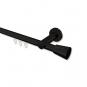 10214611-1029 Innenlauf Gardinenstange Aluminium / Metall 20 mm Ø PLATON - Sitra Schwarz