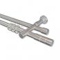 10223826-1012 Rundrohr-Innenlauf Gardinenstange Aluminium / Metall 20 mm Ø 2-läufig PRESTIGE - Elanto Chrom