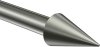 Endstücke Scarano (Kegel) Edelstahl-Optik für Gardinenstangen 16 mm Ø (2 Stück) 