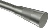 Endstücke Tanara (Konus) Edelstahl-Optik / Satin-Silber für Gardinenstangen 20 mm Ø (2 Stück) 