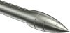 Endstücke Samanto (Rillenpatrone) Edelstahl-Optik für Gardinenstangen 20 mm Ø (2 Stück) 
