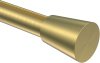 Endstücke Sitra (Konus) Messing-Optik für Gardinenstangen 20 mm Ø (2 Stück) 