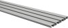 Gardinenschiene Aluminium 3- / 4-läufig SLIMLINE Silbergrau 140 cm