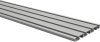 Gardinenschiene Aluminium 3- / 4-läufig SLIMLINE Silbergrau 360 cm (2 x 180 cm)