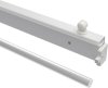 Paneelwagen Universal Fastfix Aluminium mit Klettband 60 cm Weiß 