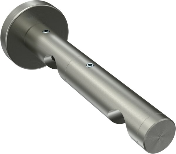Träger Enorma Edelstahl 2-läufig 3,5 und 9,5 cm für Gardinenstangen 16 mm Ø