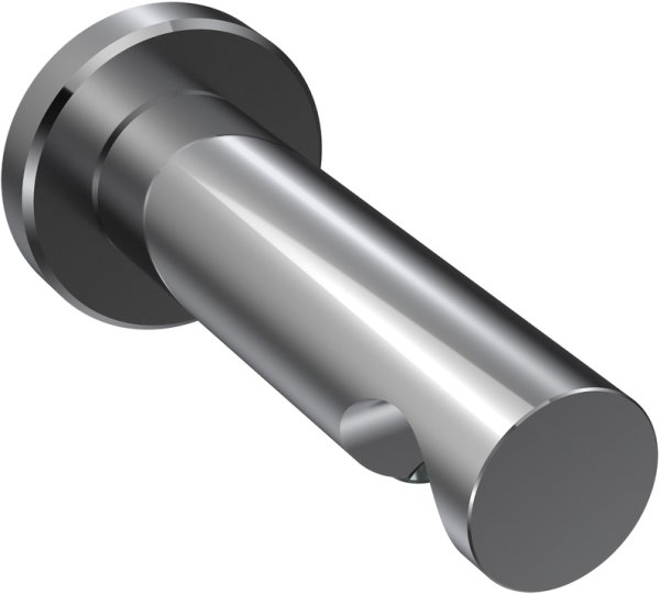 Träger Platon Chrom 1-läufig 7,5 cm für Gardinenstangen 20 mm Ø