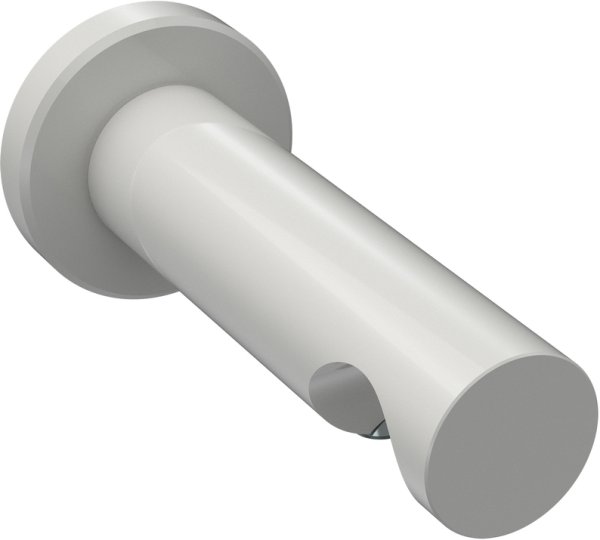 Träger Platon Weiß 1-läufig 7,5 cm für Gardinenstangen 20 mm Ø