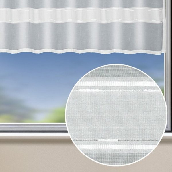 Scheibengardine Dessin Brenna Fb. 10, 140x80 cm