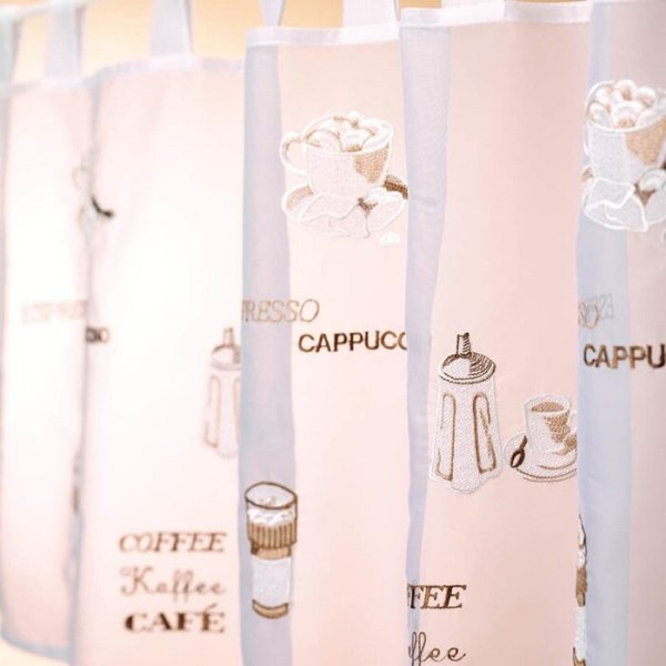 Scheibengardine Dessin Cino Fb. 30, 140x48 cm