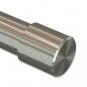 Endstücke Santo (Kappe) Edelstahl-Optik für Gardinenstangen 20 mm Ø (2 Stück) 