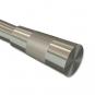 Endstücke Tanara (Konus) Edelstahl-Optik / Satin-Silber für Gardinenstangen 20 mm Ø (2 Stück) 