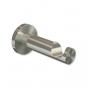 Träger Platon Edelstahl-Optik 1-läufig 7,5 cm für Gardinenstangen 20 mm Ø 