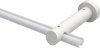 Träger Talent Weiß lackiert 1-läufig 12 cm für Innenlaufstangen 20 mm Ø 