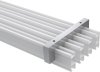 Deckenträger Smartline Chrom 4-läufig 1 cm für Innenlaufstangen 14x35 mm 