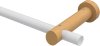Träger Talena Buche lackiert 1-läufig 12 cm für Gardinenstangen 20 mm Ø 