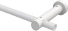 Träger Talena Weiß lackiert 1-läufig 12 cm für Gardinenstangen 20 mm Ø 