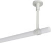 Deckenträger Sonette Weiß 1-läufig 13 cm für Gardinenstangen 20 mm Ø 