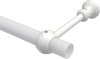 Träger Classic Weiß 1-läufig 17 cm für Gardinenstangen 28 mm Ø 