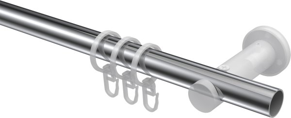 Gardinenstange Metall 20 mm Ø PLATON - Santo Chrom