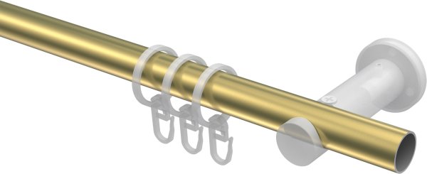 Gardinenstange Messing-Optik / Edelstahl-Optik 20 mm Ø PLATON - Santo