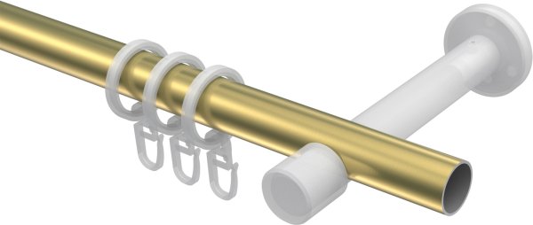 Gardinenstange Messing-Optik / Edelstahl-Optik 20 mm Ø PRESTIGE - Santo