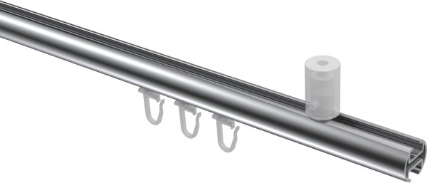 Innenlauf Gardinenstange Aluminium / Metall 20 mm Ø SONIUS - Santo Chrom