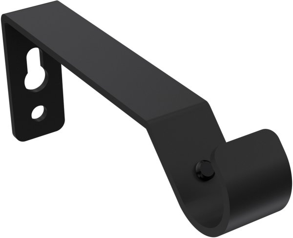 Gardinenstange Metall / Kunststoff 16 mm Ø SIMPA - Cone Schwarz