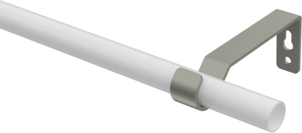 Träger Olymp Chrom matt 1-läufig 8,5 cm für Gardinenstangen 16 mm Ø