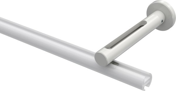 Träger Siteno Weiß 1-3-läufig 4,5 bis 11,5 cm für Innenlaufstangen 20 mm Ø