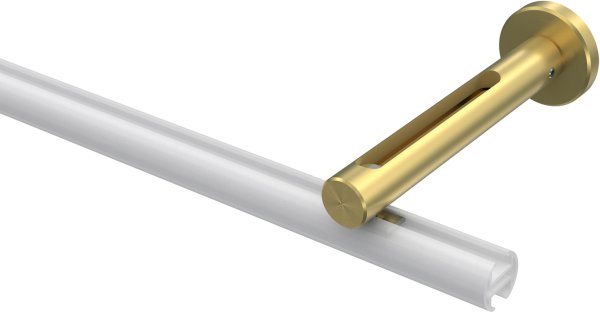 Träger Siteno Messing-Optik 1-3-läufig 4,5 bis 11,5 cm für Innenlaufstangen 20 mm Ø