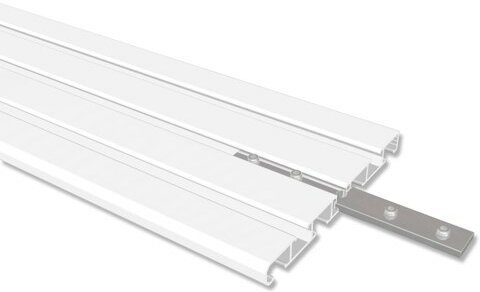 Schienenverbinder für Gardinenschienen SLIMLINE (2 Stück)