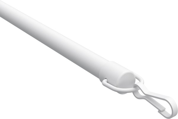 Schleuderstab mit Griff Aluminium SIMPLY Weiß