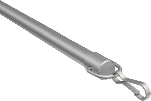 Schleuderstab mit Griff Aluminium SIMPLY Silbergrau