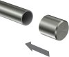 Endstücke Casa (Kappe) Edelstahl-Optik für Gardinenstangen 16 mm Ø (2 Stück) 