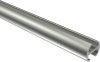 Innenlauf Gardinenstange Edelstahl-Optik 16 mm Ø 2-läufig SINUX - Casa 100 cm