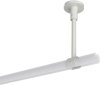 Deckenträger Sonette Weiß 1-läufig 13 cm für Gardinenstangen 20 mm Ø 