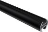 Innenlauf Gardinenstange Aluminium / Metall 20 mm Ø PRESTIGE - Savio Schwarz / Weiß 100 cm