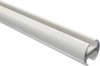 Innenlauf Gardinenstange Aluminium / Metall 20 mm Ø 2-läufig SITENO - Zoena Weiß 100 cm