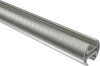Innenlauf Gardinenstange Edelstahl-Optik 20 mm Ø 2-läufig SITENO - Estana 100 cm