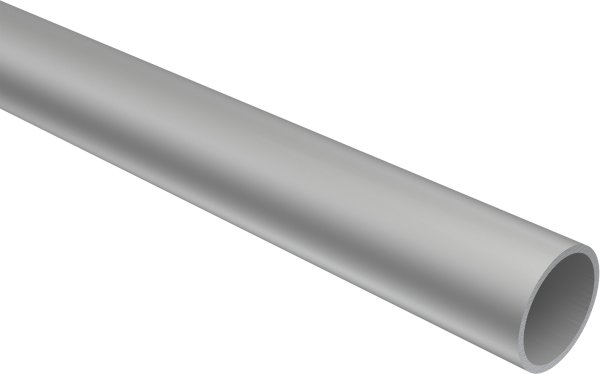 Gardinenstange Metall / Holz 16 mm Ø 2-läufig ADRIAN - Franca Silbergrau / Kirschbaum lackiert