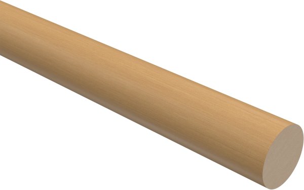 Gardinenstange Holz 16 mm Ø 2-läufig ADRIAN - Flower Buche lackiert