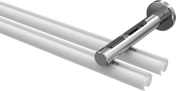 Träger Siteno Chrom 1-3-läufig 4,5 bis 11,5 cm für Innenlaufstangen 20 mm Ø