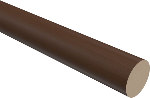 Gardinenstange Holz 20 mm Ø TALENA - Feta Nussbaum lackiert