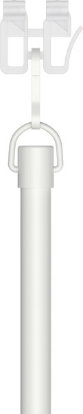 Schleuderstab mit Griff Aluminium SIMPLY Weiß