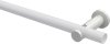 Träger Platon Weiß 1-läufig 7,5 cm für Gardinenstangen 20 mm Ø 