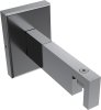 Innenlauf Gardinenstange Aluminium / Metall eckig 14x35 mm SMARTLINE - Conex Weiß / Chrom 100 cm